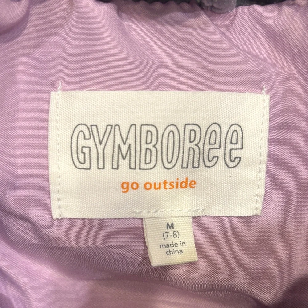 Gymboree Lavender/Gray puffy jacket size 7/8